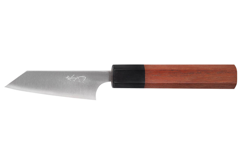 Couteau d'office kiritsuke japonais artisanal Shibata Koutetsu R2 8cm