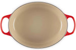 Cocotte ovale en fonte émaillée Le Creuset Signature 33cm Cerise