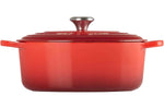 Cocotte ovale en fonte émaillée Le Creuset Signature 33cm Cerise