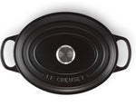 Cocotte ovale en fonte émaillée Le Creuset Signature 33cm Noir Mat