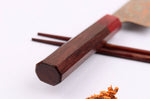 Couteau bunka 16cm japonais artisanal Takeshi Saji VG10 Rainbow Nashiji