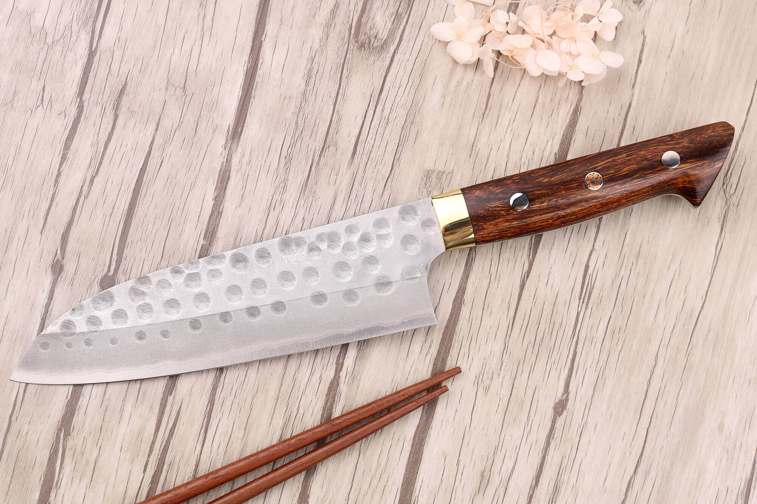 Couteau santoku 16,5cm japonais artisanal Masakage Zero