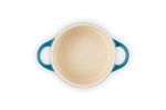 Mini cocotte ronde en céramique Le Creuset 10cm Deep Teal