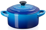 Mini cocotte ronde en céramique Le Creuset 10cm Azur