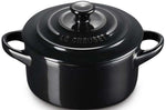 Mini cocotte ronde en céramique Le Creuset 10cm Noir Onyx