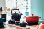 Mini cocotte ronde en céramique Le Creuset 10cm Noir Onyx