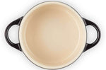 Mini cocotte ronde en céramique Le Creuset 10cm Noir Onyx