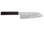 Couteau santoku 16,5cm japonais artisanal Makoto Kurosaki VG7 Damas
