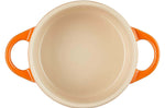 Mini cocotte ronde en céramique Le Creuset 10cm Volcanique
