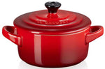 Mini cocotte ronde en céramique Le Creuset 10cm Cerise