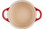 Mini cocotte ronde en céramique Le Creuset 10cm Cerise