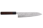 Couteau de chef 21cm japonais artisanal Makoto Kurosaki VG7 Damas