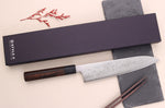 Couteau de chef 21cm japonais artisanal Makoto Kurosaki VG7 Damas