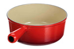 Caquelon Le Creuset 22cm en fonte émaillée Cerise