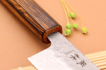 Couteau kiritsuke 21cm japonais artisanal Yuzo Enju Damas 440C