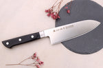Couteau santoku 17cm japonais Satake Cutlery Black Pakkawood