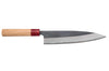 Couteau de chef japonais artisanal Wusaki Yuzo BS2 damas 21cm