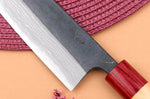 Couteau de chef japonais artisanal Wusaki Yuzo BS2 damas 21cm