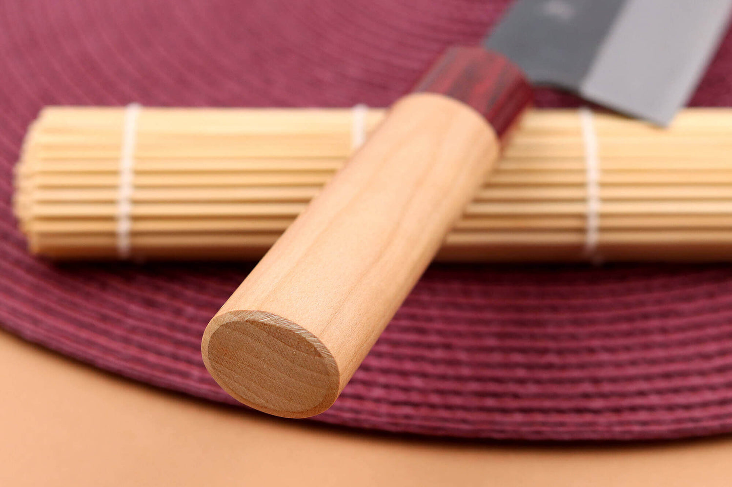 Couteau de chef japonais artisanal Wusaki Yuzo BS2 damas 21cm