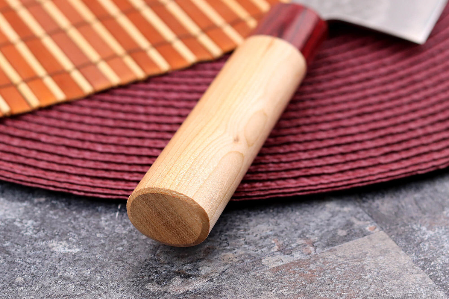Couteau nakiri japonais artisanal Tsunehisa Aogami Super martelé 16,5cm