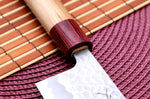 Couteau nakiri japonais artisanal Tsunehisa Aogami Super martelé 16,5cm