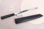 Couteau yanagiba kiritsuke 30cm japonais artisanal Sakai Takayuki Hien