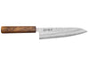 Couteau de chef japonais artisanal Wusaki Yoshi G3 chêne 18cm