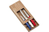 Coffret 3 couteaux professionnels Fischer Creative Chef Bleu Blanc Rouge