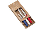 Coffret 3 couteaux professionnels Fischer Creative Chef Bleu Blanc Rouge