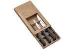 Coffret de 3 couteaux professionnels Fischer HACCP Profinox spécial boucher