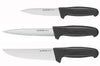Coffret de 3 couteaux professionnels Fischer HACCP Profinox spécial boucher