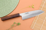 Couteau santoku 16,5cm japonais artisanal Yuzo Enju Damas 440C