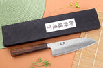 Couteau santoku 16,5cm japonais artisanal Yuzo Enju Damas 440C