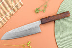 Couteau santoku 16,5cm japonais artisanal Yuzo Enju Damas 440C