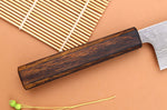 Couteau santoku 16,5cm japonais artisanal Yuzo Enju Damas 440C
