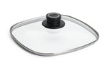 Couvercle Woll carré en verre de sécurité - 22 cm