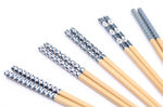 Set de 5 paires de baguettes chinoises en bambou Kutoyama - Modèle 1