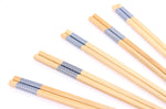 Set de 5 paires de baguettes chinoises en bambou Kutoyama - Modèle 2