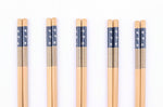 Set de 5 paires de baguettes chinoises en bambou Kutoyama - Modèle 3