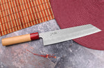 Couteau kiritsuke japonais artisanal Tsunehisa Aogami Super martelé 21cm