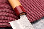 Couteau kiritsuke japonais artisanal Tsunehisa Aogami Super martelé 21cm