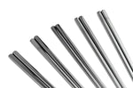 Set de 5 paires de baguettes chinoises en inox noir Kutoyama