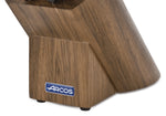 Bloc en noyer 5 couteaux Arcos UNIVERSAL lames acier inox NITRUM