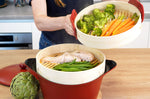 Panier vapeur en bambou Cookut pour l'Incroyable Cocotte - 28cm