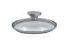Couvercle en verre bombé Cookut à bouton en inox - 16cm