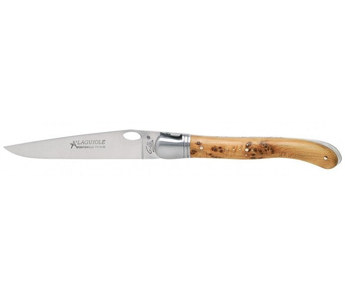 Couteau Laguiole GILLES ambidextre, manche 12 cm genévrier
