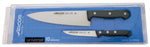 Coffret 2 couteaux Arcos UNIVERSAL office + chef lames acier inox NITRUM