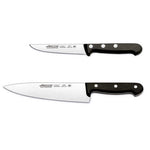Coffret 2 couteaux Arcos UNIVERSAL office + chef lames acier inox NITRUM