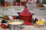 Couvercle tajine Cookut en céramique pour L'Incroyable Cocotte 28cm + livret de recettes - Passion