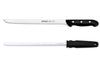 Coffret couteau à jambon + fusil Arcos MAITRE lame acier inox NITRUM